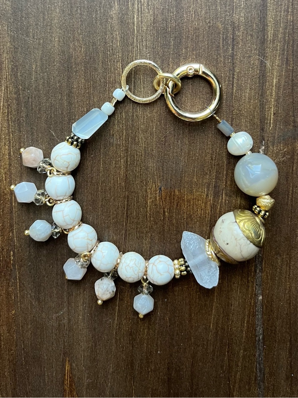 Artisan agate, and Tibetan bracelet